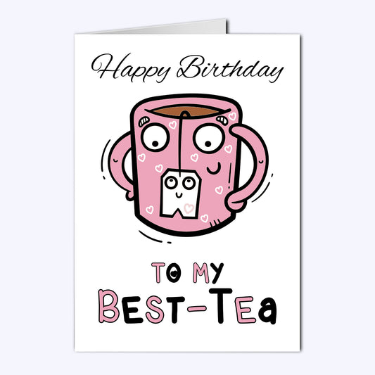 Best Tea Birthday Card