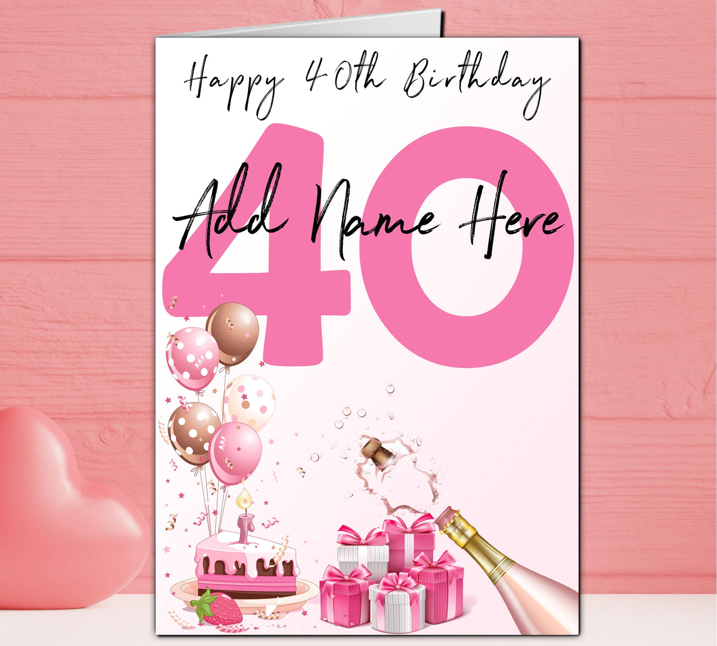 Celebratory Personalised Number Birthday Cards