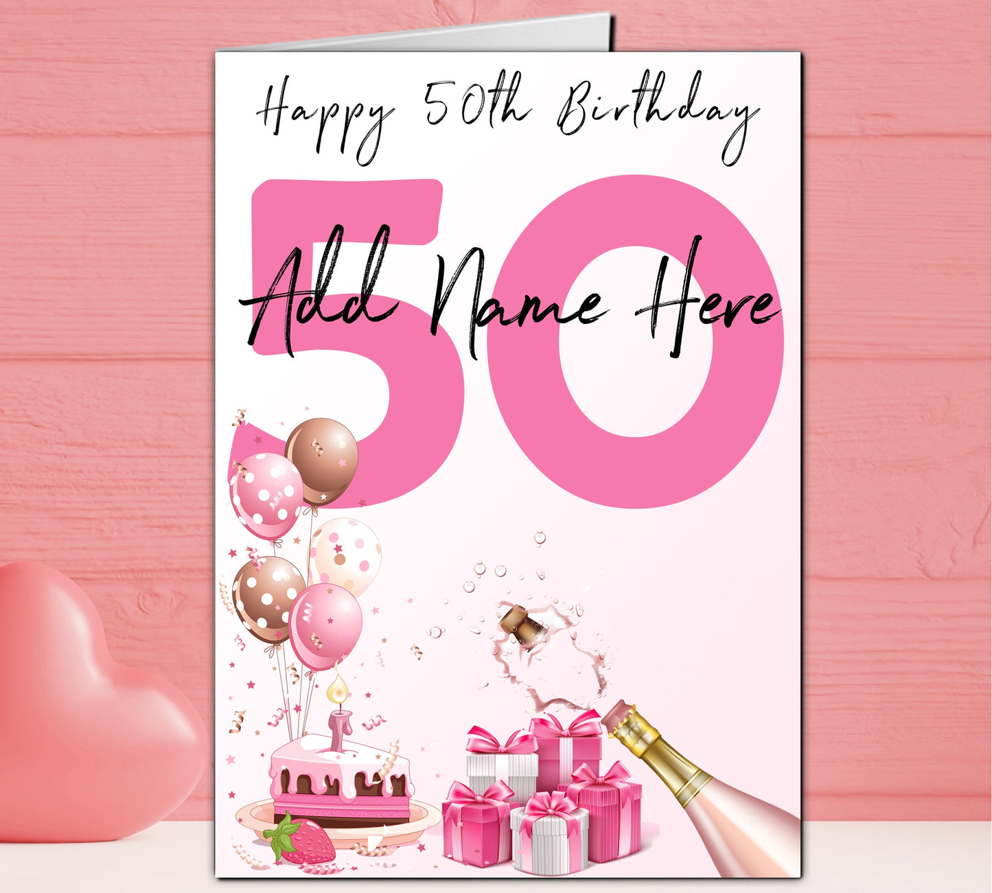 Celebratory Personalised Number Birthday Cards