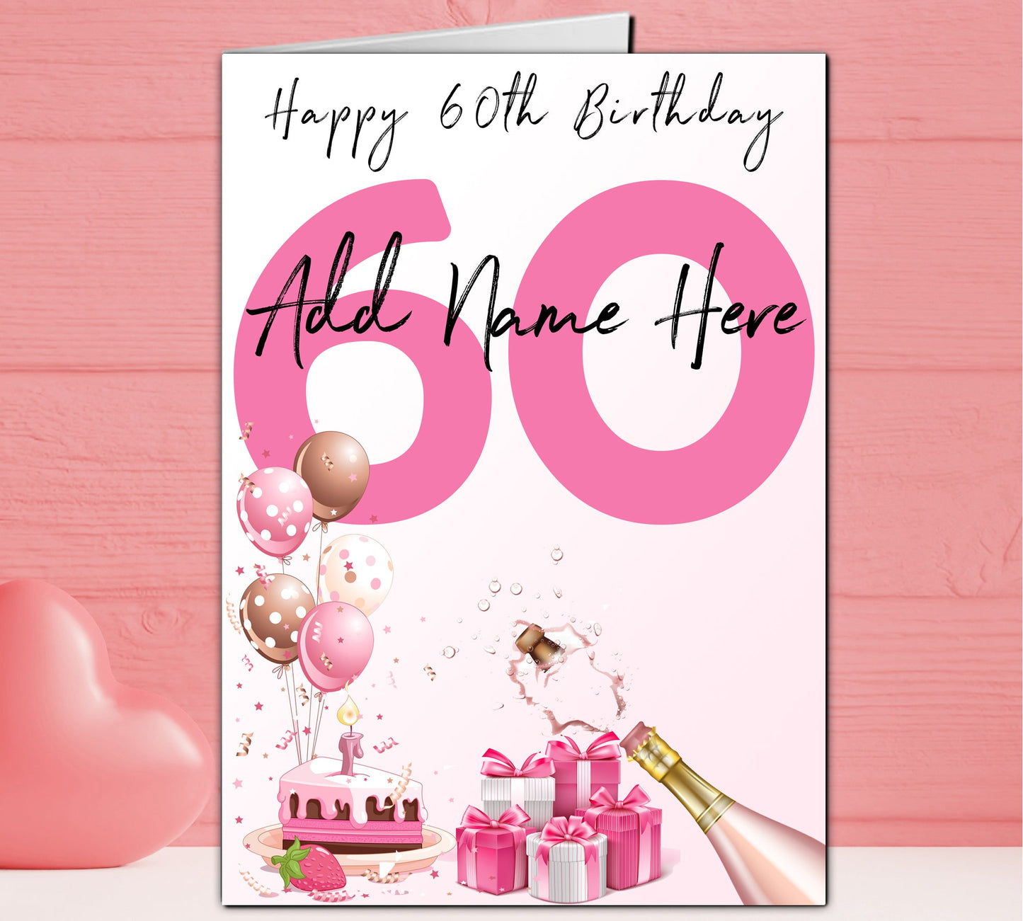 Celebratory Personalised Number Birthday Cards