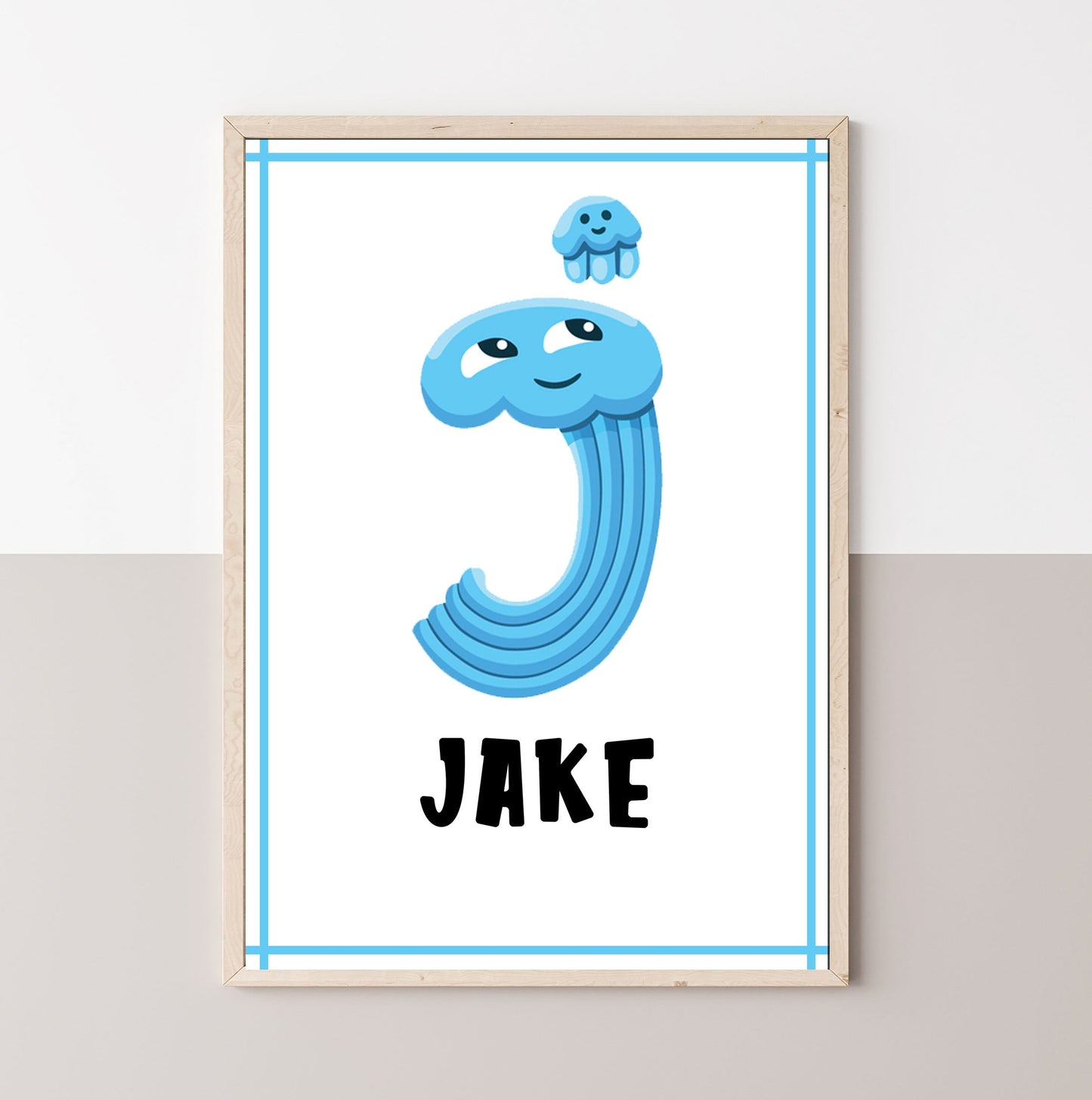 Children's Personalised Animal Letter Prints