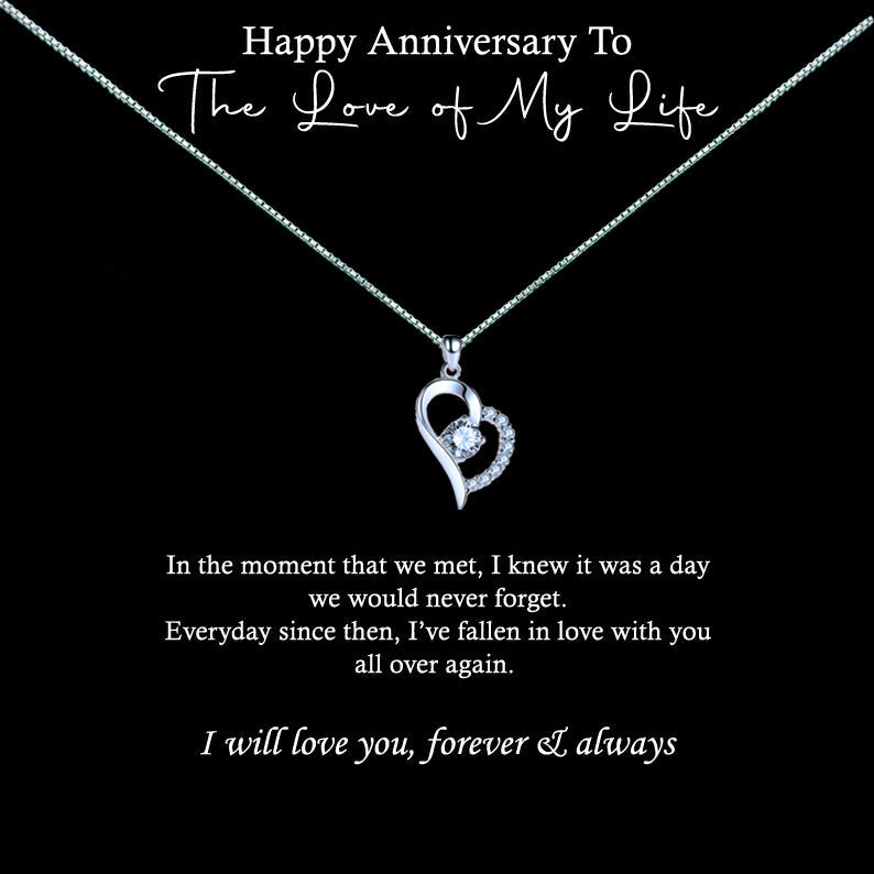 To The Love of My Life Message Necklaces