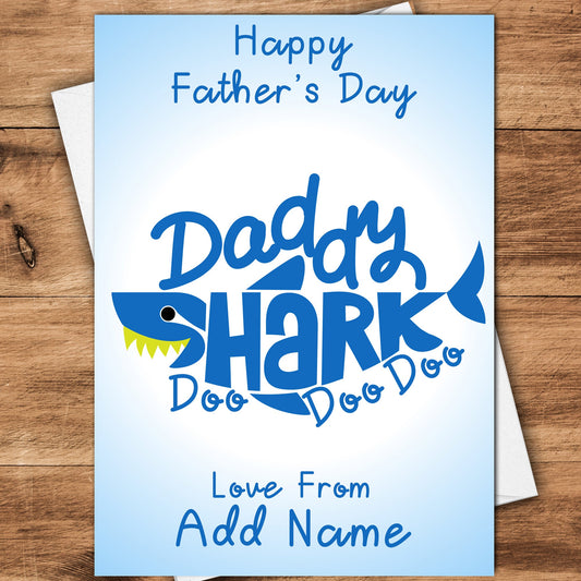 Daddy Shark Card