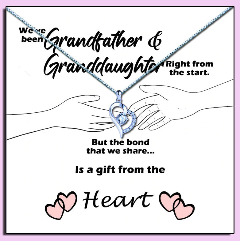 Granddaughter Bond Message Necklace