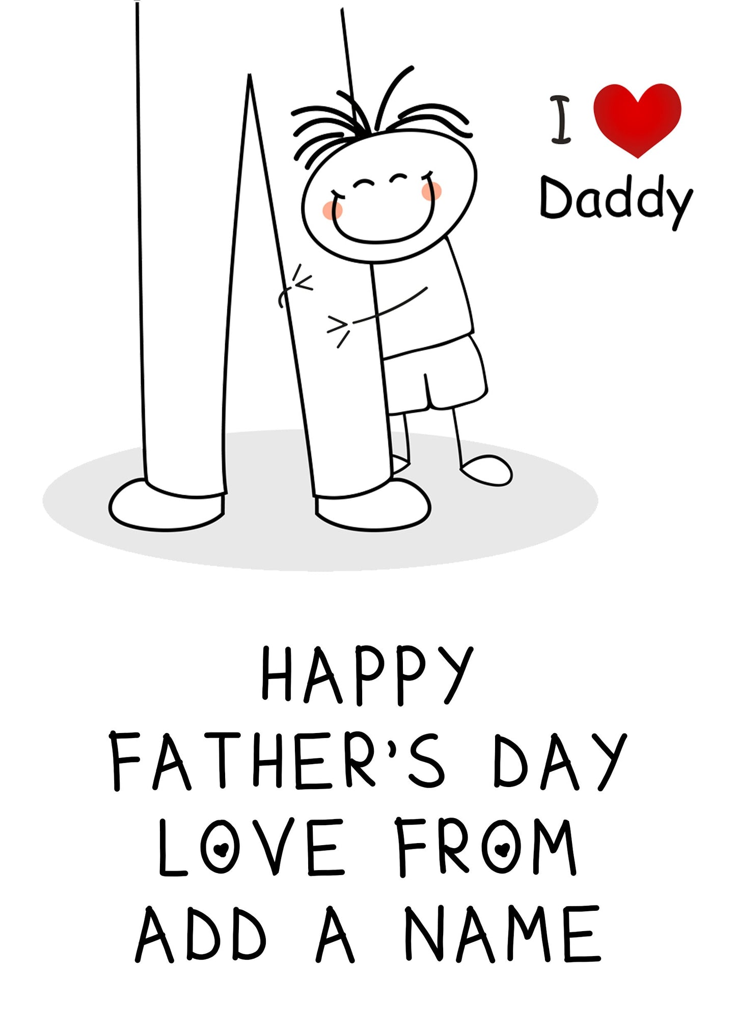 I Love Daddy Cards