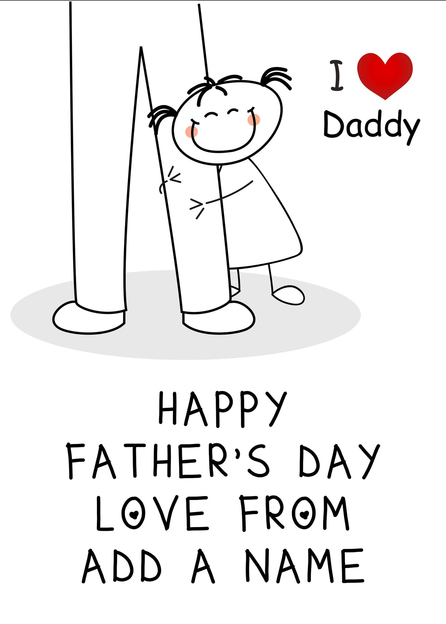 I Love Daddy Cards