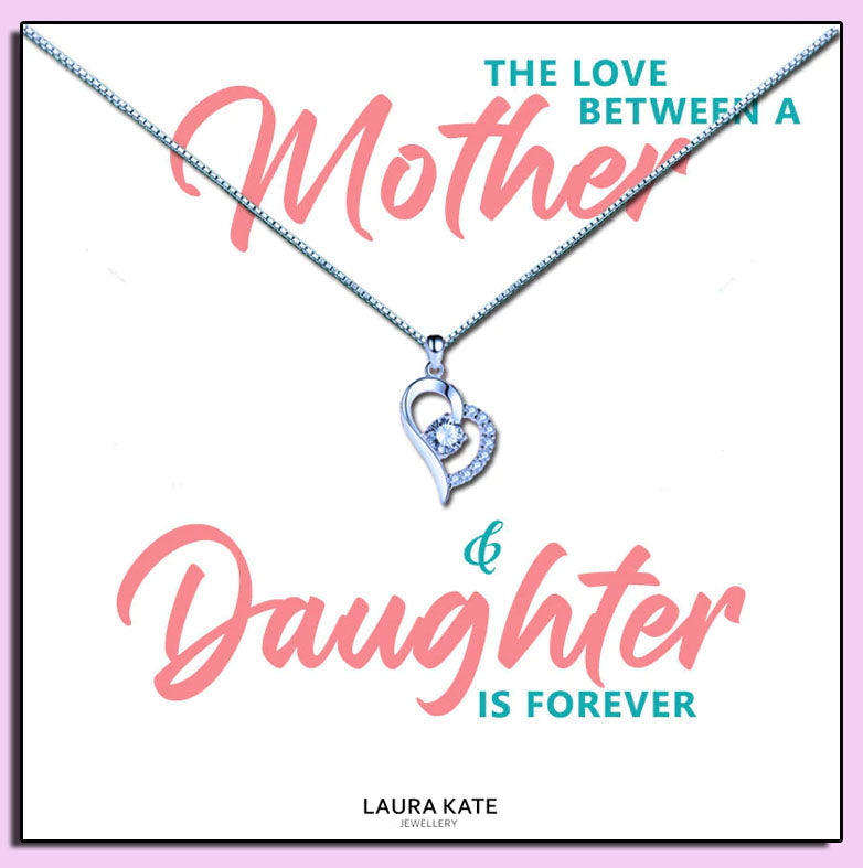 The Love Between Mother & Daughter Message Necklaces