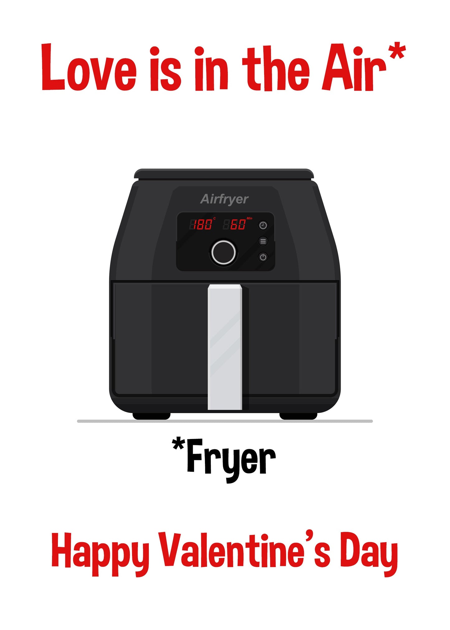 Love Is In The Air Fryer Valentine's Day Cards