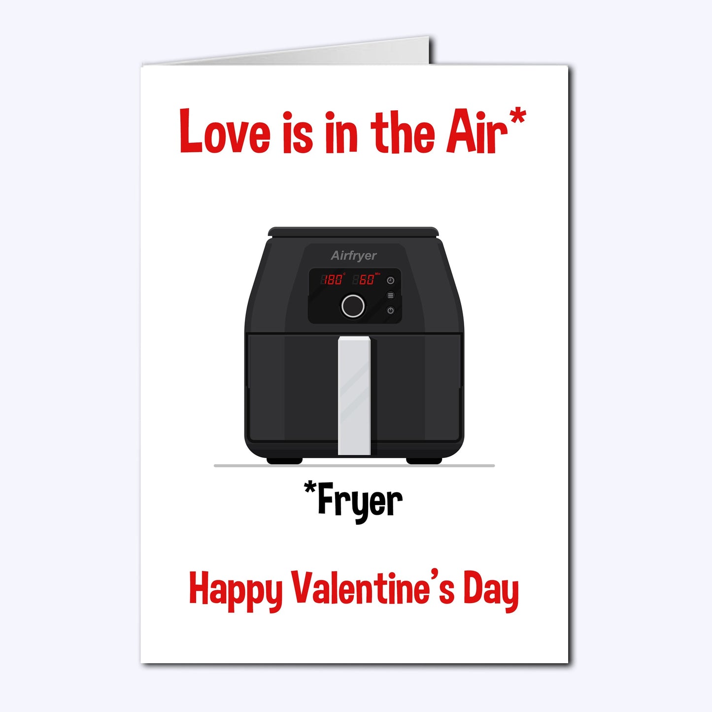 Love Is In The Air Fryer Valentine's Day Cards