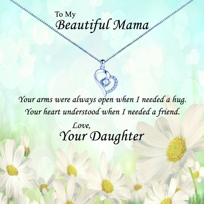 Beautiful Mother - Daisy Field Message Necklace