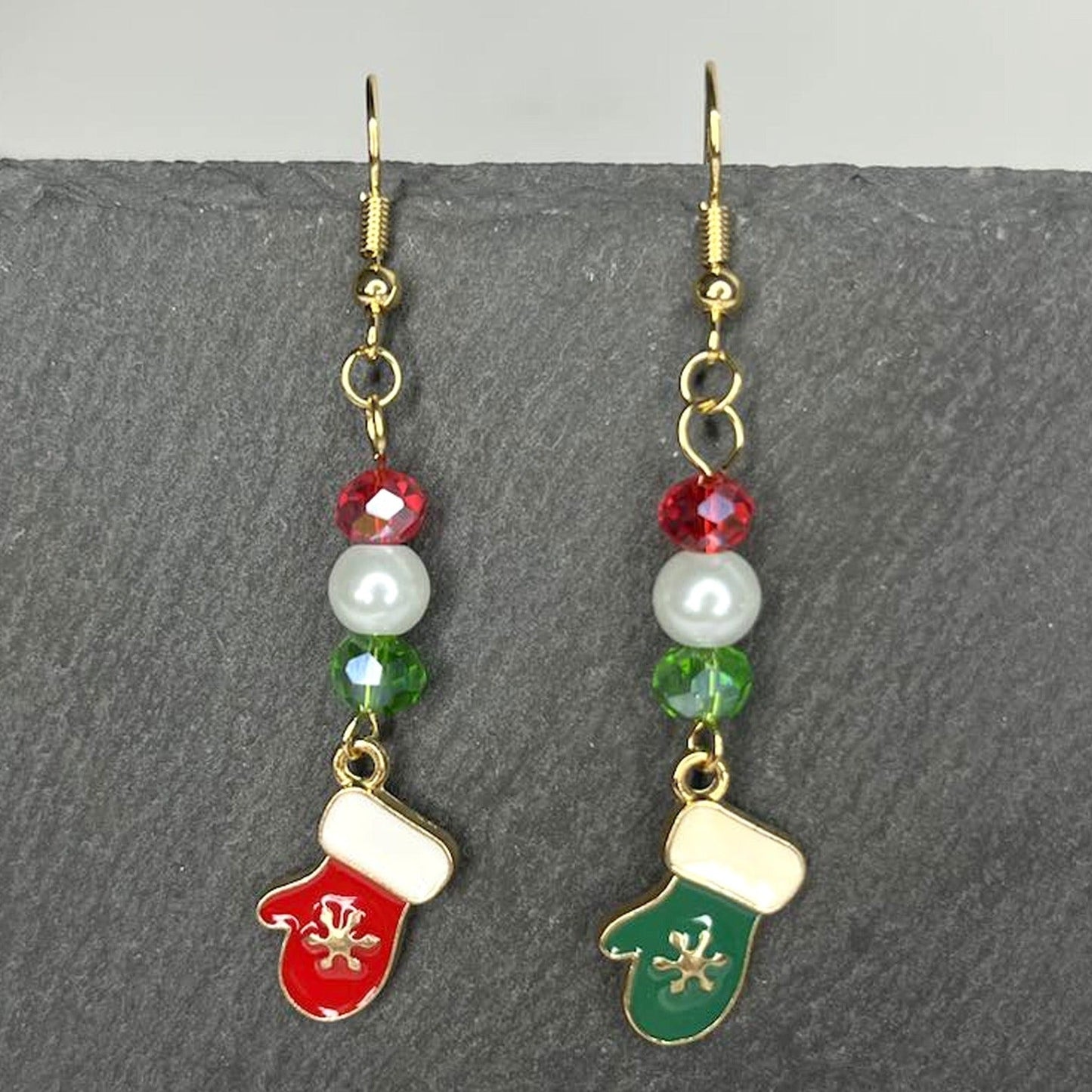 Christmas Mittens Earrings