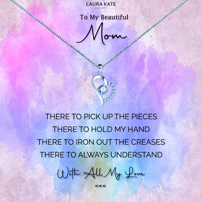 Beautiful Mother - Watercolour Message Necklace