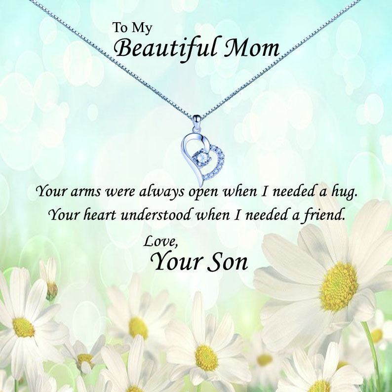 Beautiful Mother - Daisy Field Message Necklace