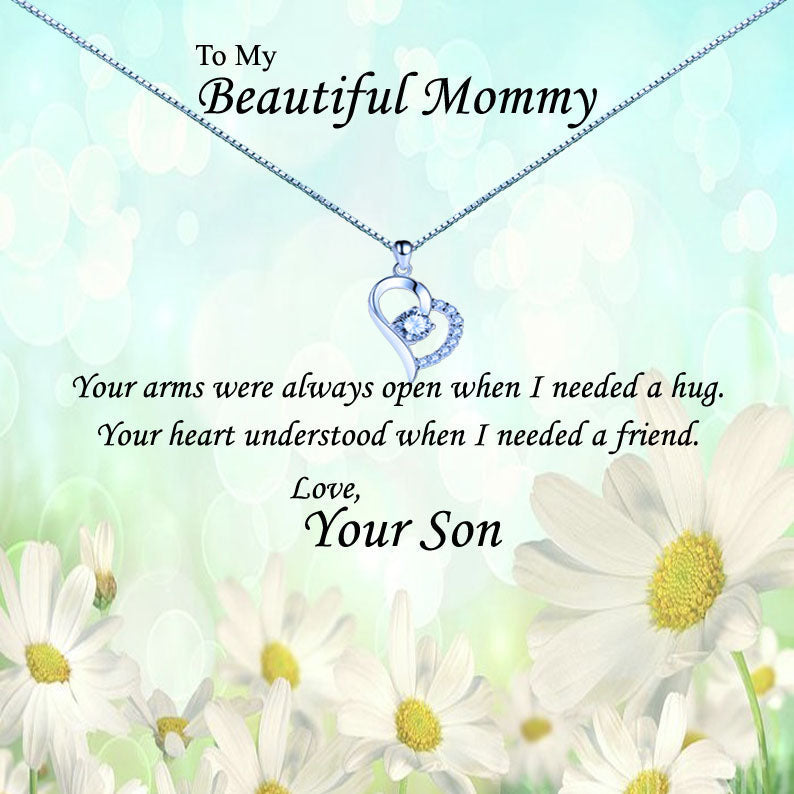 Beautiful Mother - Daisy Field Message Necklace