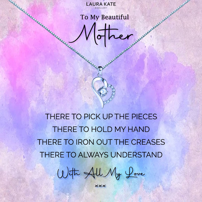 Beautiful Mother - Watercolour Message Necklace