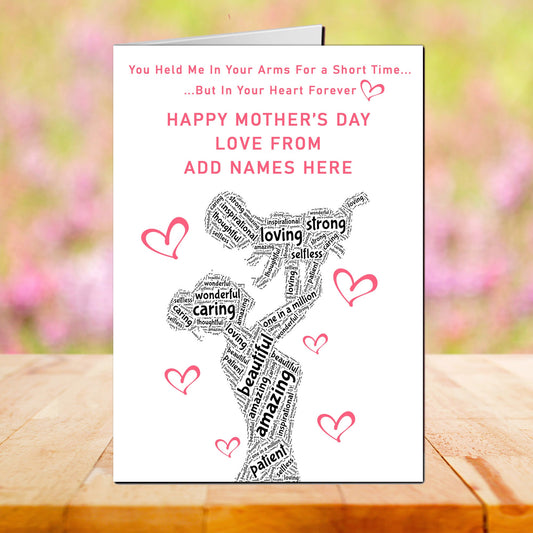 Mother's Day Word Art Cards