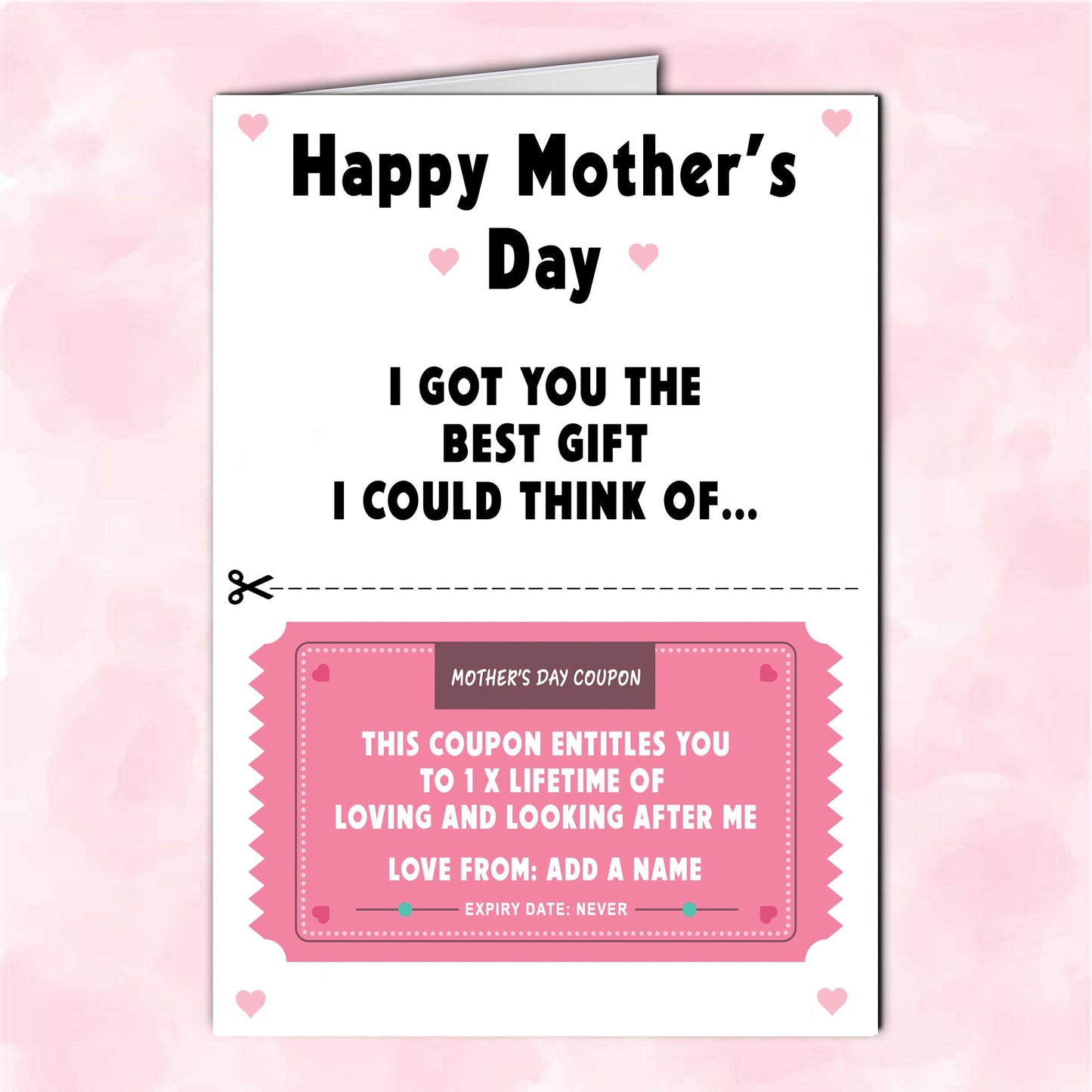 Happy Mother's Day Funny Coupon Card