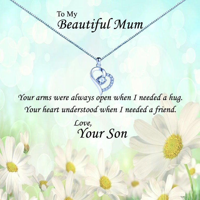 Beautiful Mother - Daisy Field Message Necklace