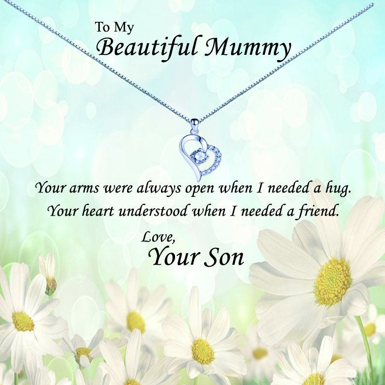 Beautiful Mother - Daisy Field Message Necklace