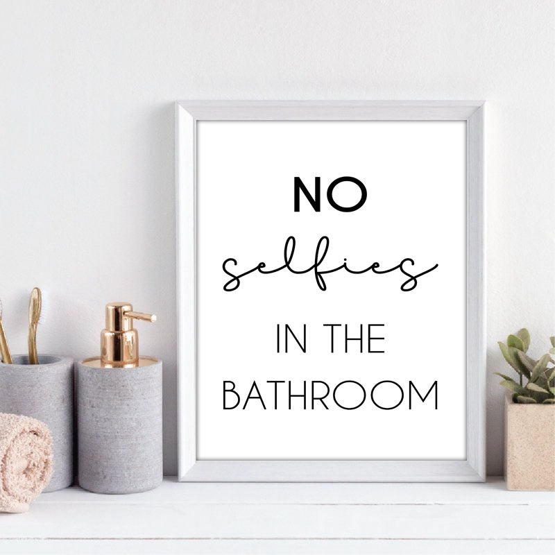 Bathroom Quote Prints