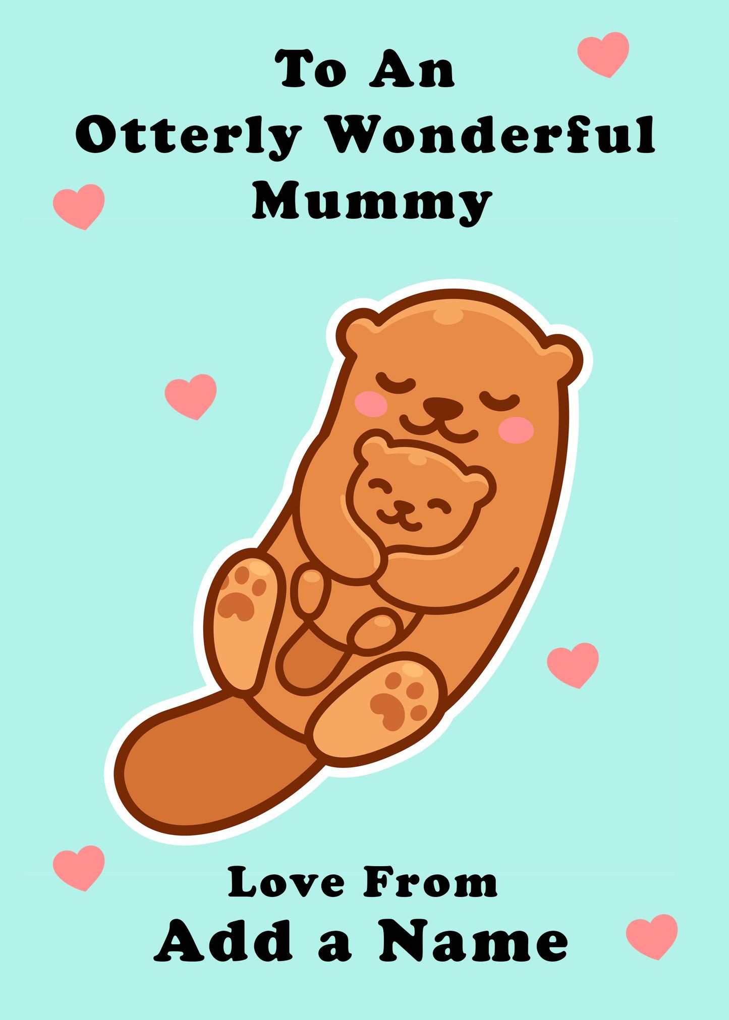 Otterly Wonderful Mother's Day Card