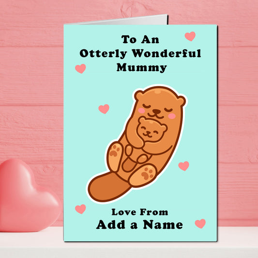 Otterly Wonderful Mother's Day Card