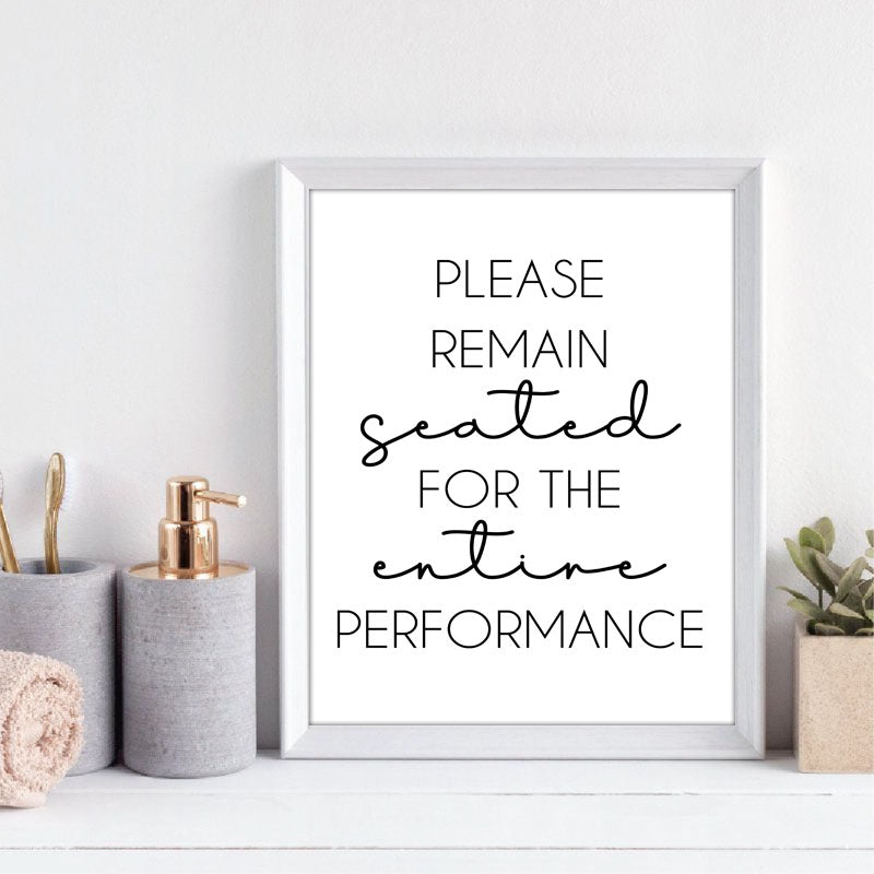 Bathroom Quote Prints