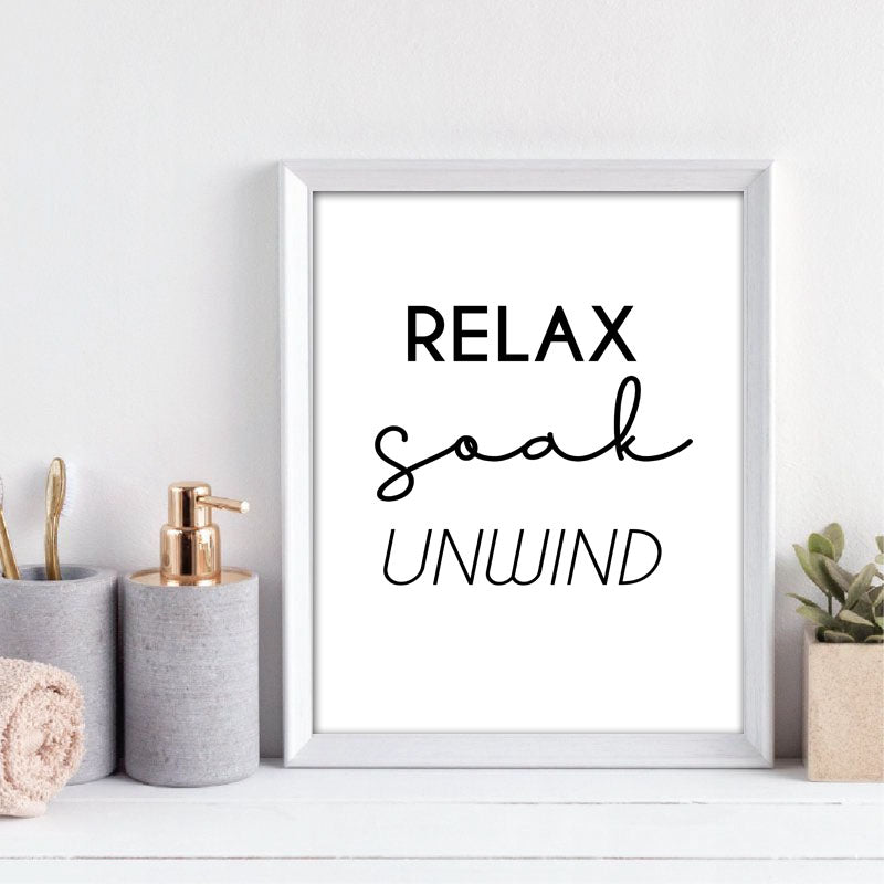 Bathroom Quote Prints