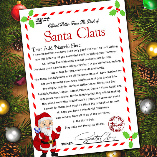 Personalised Christmas Santa Letters