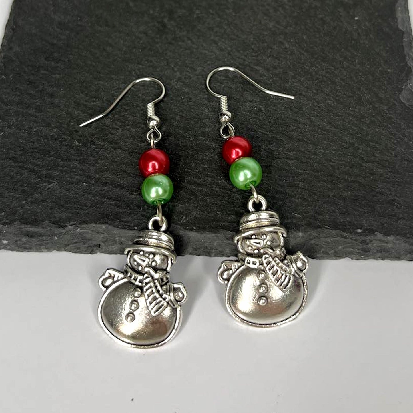 Festive Snowman Earrings