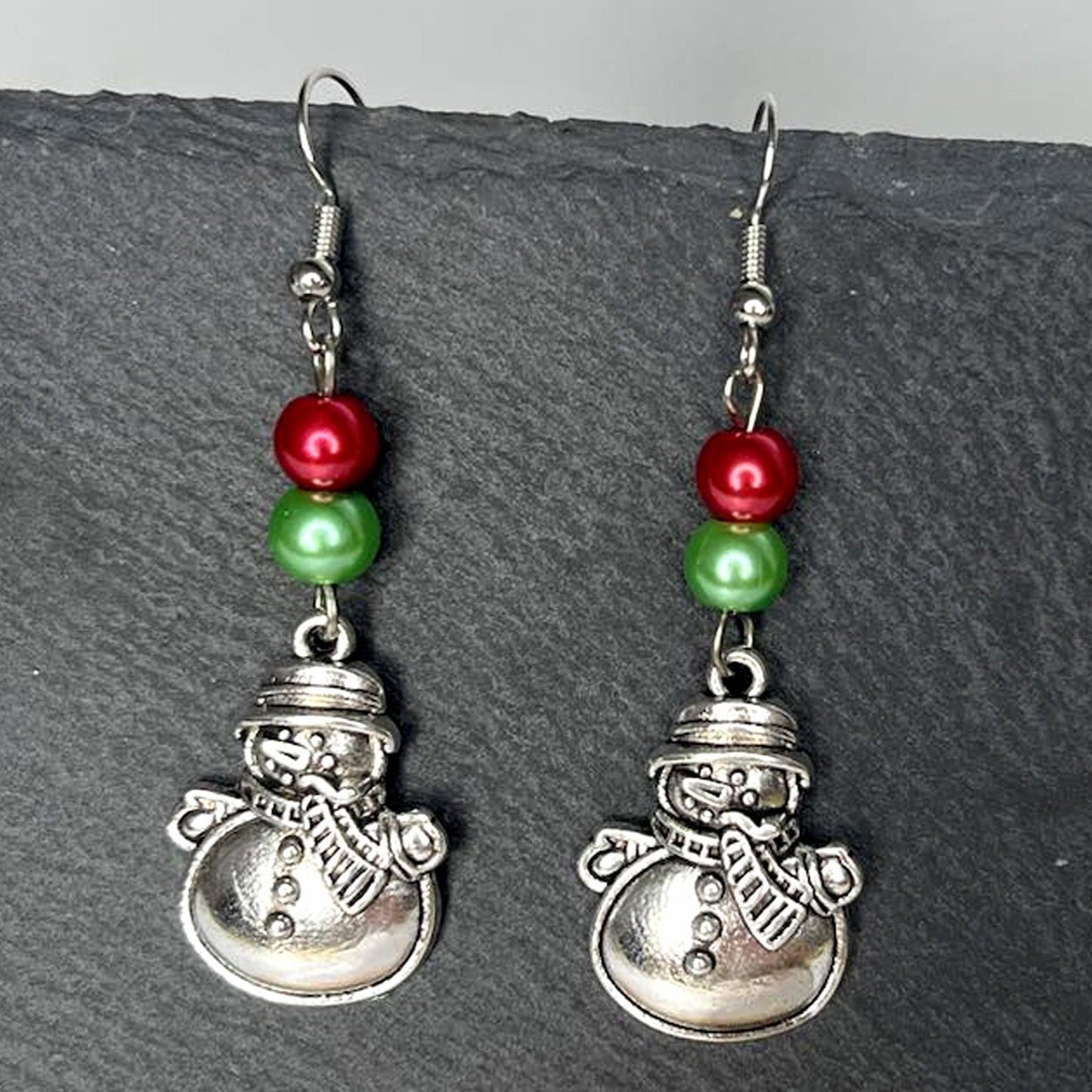 Festive Snowman Earrings