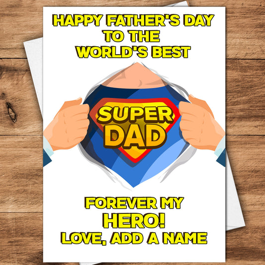 Super Dad Father's Day Card