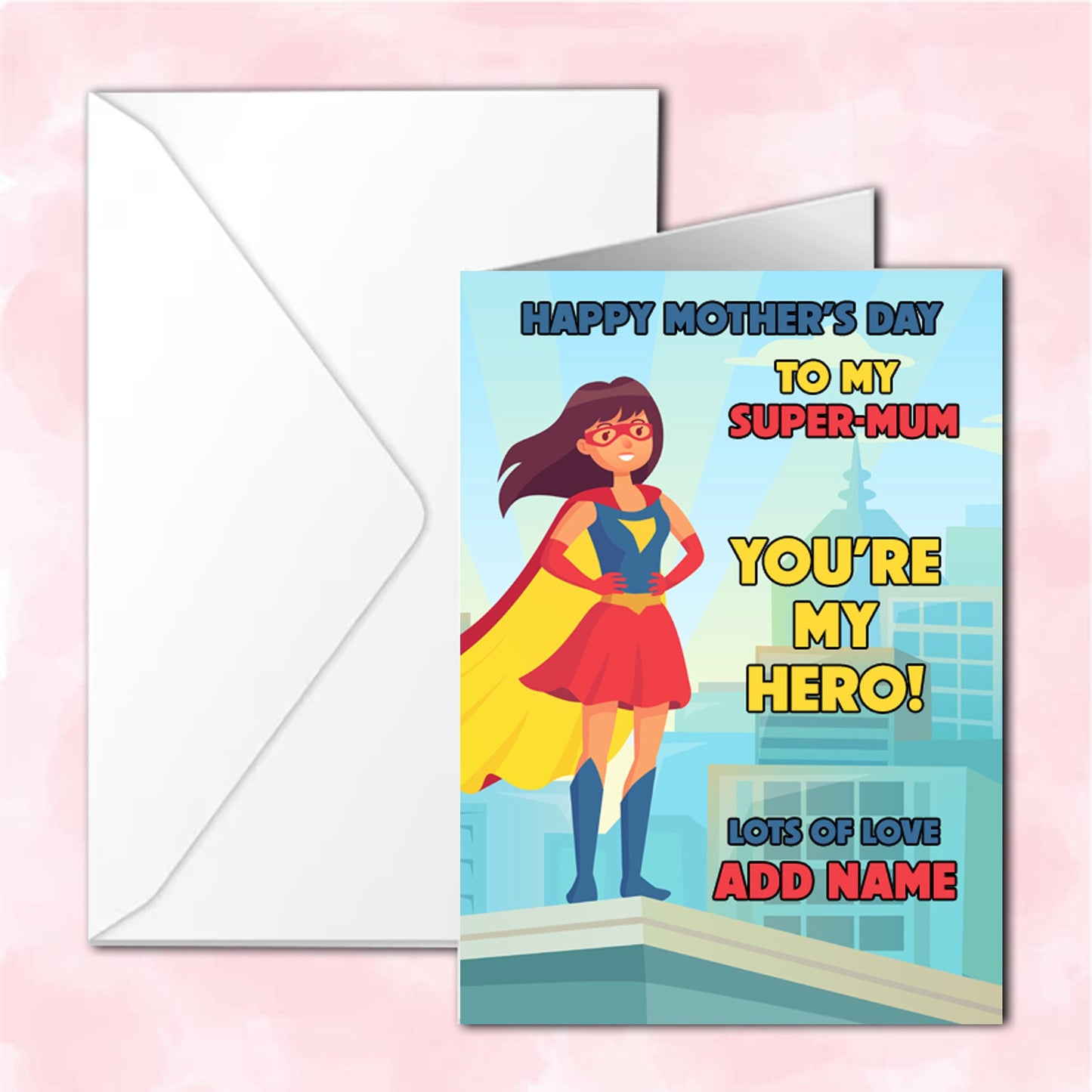 My Super Mum Personalised Mother's Day Card