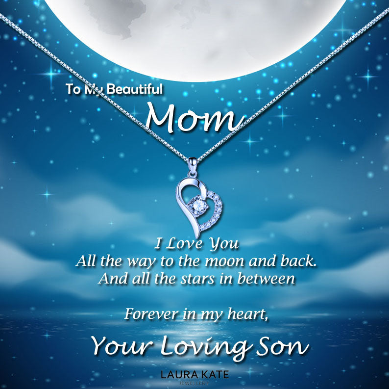 Beautiful Mother - Moonlight Message Necklace