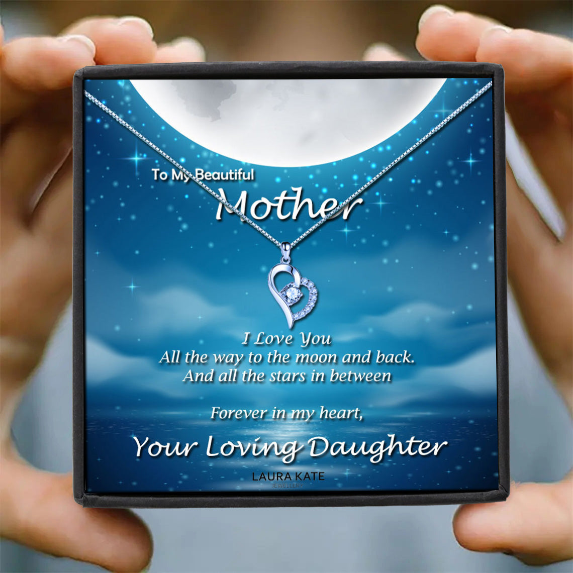 Beautiful Mother - Moonlight Message Necklace