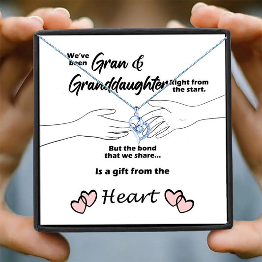 Granddaughter Bond Message Necklace