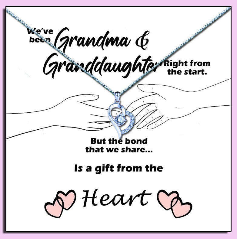 Granddaughter Bond Message Necklace