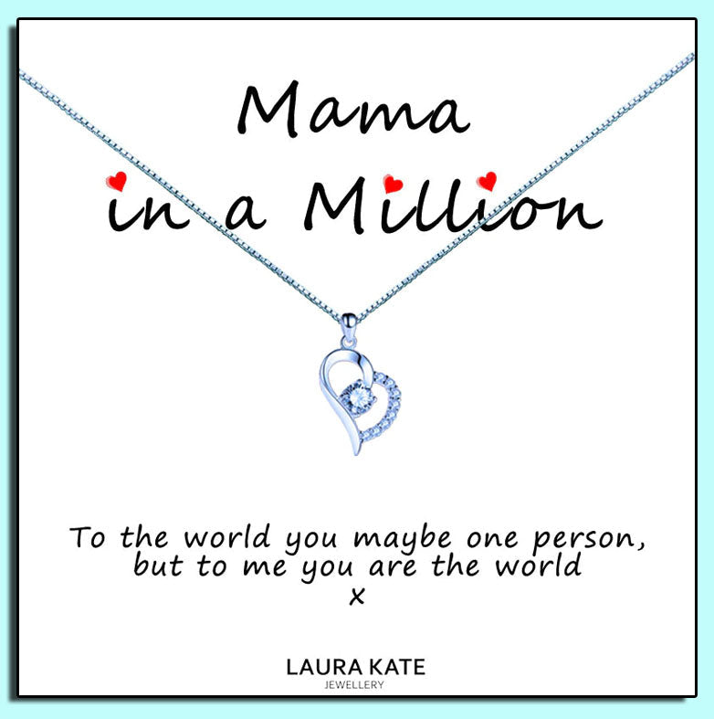 Mother In a Million Message Necklace