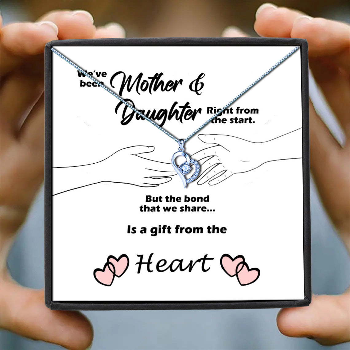 Mother & Daughter Bond Message Necklaces