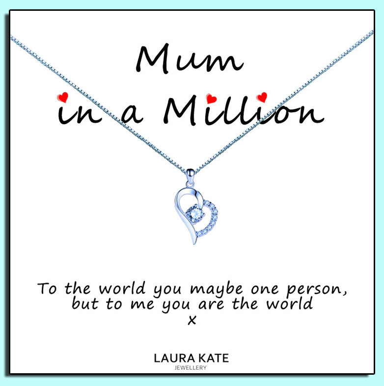 Mother In a Million Message Necklace