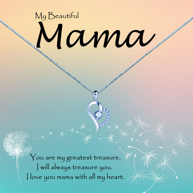 Beautiful Mother - Dandelion Message Necklace