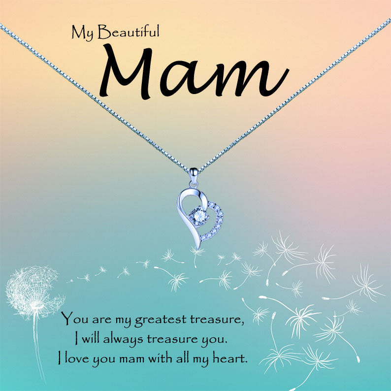 Beautiful Mother - Dandelion Message Necklace