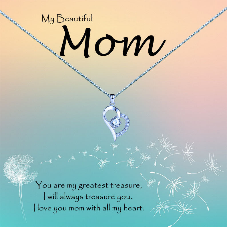 Beautiful Mother - Dandelion Message Necklace