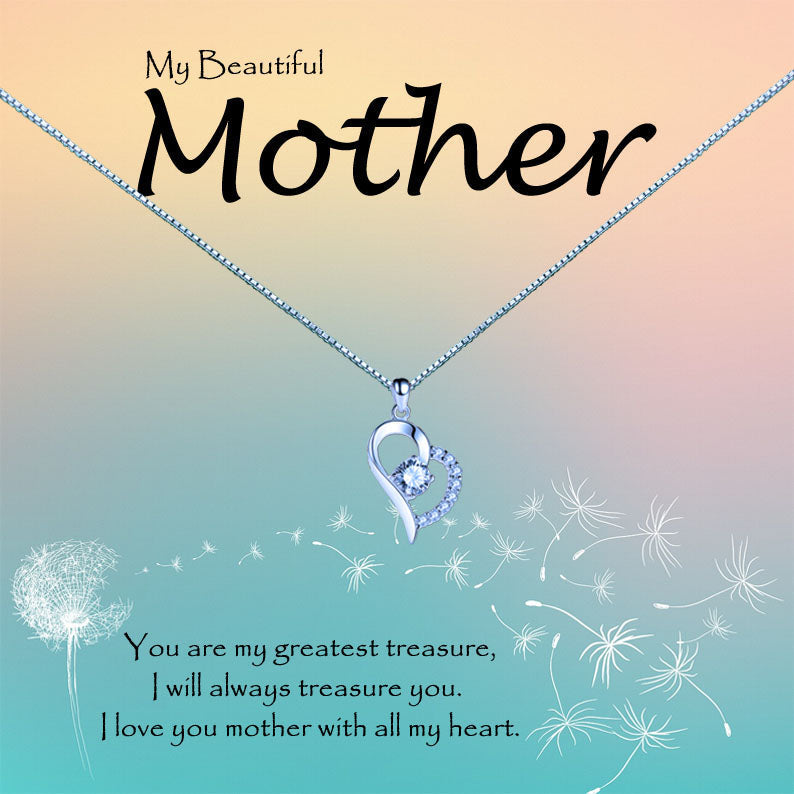 Beautiful Mother - Dandelion Message Necklace